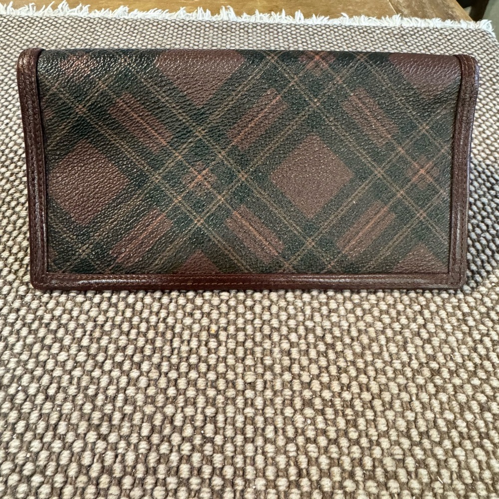 Vintage Ralph Lauren Tartan plaid bifold wallet